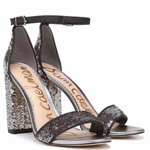 Sam Edelman Multicolor Sequin Heels